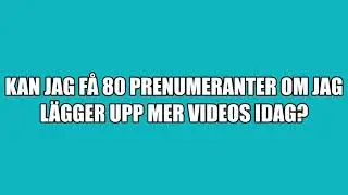 Kan jag f&aring; 80 prenumeranter