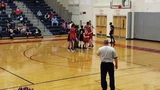 Holly Grove Middle VS Fuquay Varina Middle 1-9-19 Game 1 First Half