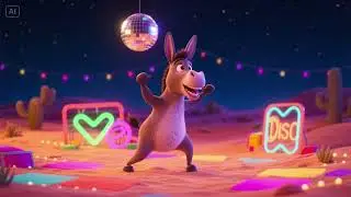 Donkey&rsquo;s Disco Beats in the Sand &ndash; A Fun Kids&rsquo; Dance Song