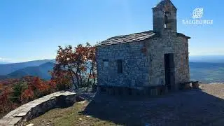 Προφήτης Ηλίας -- Prophet Elias (Πετροκέρασα / Petrokerasa)  (κορυφή Ομβριανού)  drone 4k #salgeorge