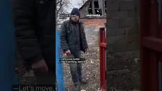 Avdiivka. Evacuation of civilians. Shocking footage by @Hollander_83  #warinukraine #shorts