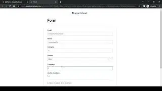 Smartsheet Web Form