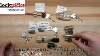 Clear Practice Locks by BROCKHAGE