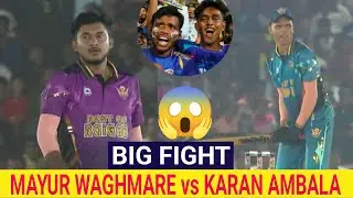 KARAN AMBALA vs MAYUR WAGHMARE || BIG FIGHT 👊 MOMENT 🙌 || RAIGAD vs REST OF INDIA MATCH 2025