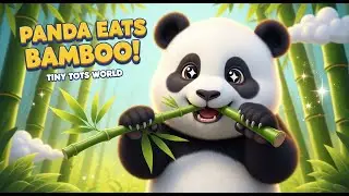 Panda Eats Bamboo 🐼🎋 Fun Panda Song for Kids