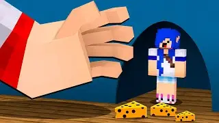 fiquei pequena e me escondi aqui…Esconde esconde Minecraft