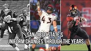 San Diego State's Uniform Changes Through the Years