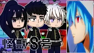 Kaiju No.8 React to Rimuru Tempest as a Kaiju || Gacha React 