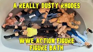 Wrestling & Reselling: Cleaning WWE Wrestling Action Figures - The Really Dusty Rhodes Fig Bath