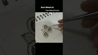 gulf flower mehndi designs/5 days challenge day 2//Simple patch / Basic patch for bigineers