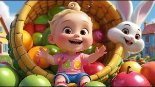 Bunny Fruit Parade | Fun Kids Song | Colorful Healthy Eating Rhyme