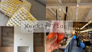 Weekly Vlog🤍 Cocktails, Cabinets and Crochet💛
