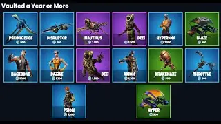 R.I.P My Deep Sea Destroyer. FORTNITE SEPTEMBER 15TH ITEM SHOP *VAULTED A YEAR OR MORE TAB*