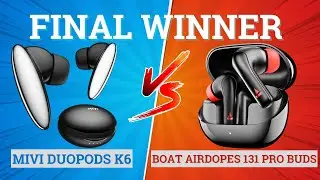 Mivi Duopods K6 против boAt Airdopes 131 Pro Buds⚡ Полное сравнение ⚡Лучшие для музыки, басов и и...
