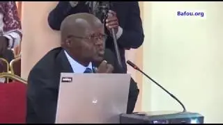 MINRESI : Conf&eacute;rence du Dr DONGMO Thomas, Directeur de Recherche