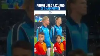 THE CHAMPIOOOONS🏆 primo urlo azzurro di champions league allo stadio maradona in Napoli Vs Sporting