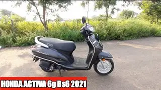 Honda activa 6g 2021 | BS6 | Detailed walkaround and review | matt grey | #autoshelter