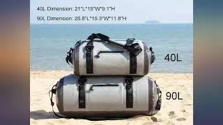 MIER Waterproof Dry Duffel Bag Airtight TPU Dry Bag for Motorcycle, Kayaking, review