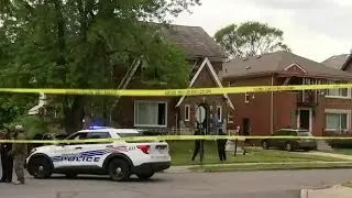 Police search for man after infant found alive at Detroit double homicide scene