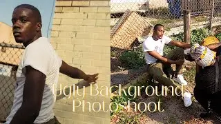 Ugly Background Photoshoot in Direct Sunlight | Photography BTS
