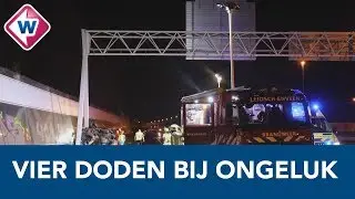 Vier doden bij ongeluk op A12 bij Den Haag - OMROEP WEST