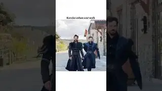 Kurulus orhan cast walk #ozgetorer #bala #orhan #niluferhatun #osman #malhun