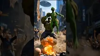 Takla Alien vs Avengers 😂 | Hulk Ne Kar Di Dhulai | #shorts​ #hulk​ #spiderman​ #trending #aliyans
