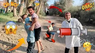 لما اخوك الصغير يشتغل دكتور اطفال😂😂💉(عبده نصر)