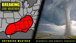 BREAKING - Tornadoes Possible - Live Coverage - 5% Tornado Risk