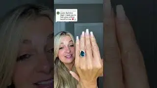 details on my Jewelry London, blue topaz and diamond ring