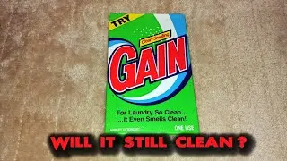 36-Year Old Gain Detergent (Will It Still Clean?)
