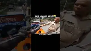 Police Bike Checking Super Bike #shorts #shortsfeed #shortsvideo #trending #ytshorts #funny