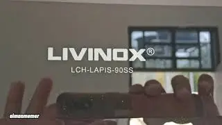 Rupa hood dapur LIVINOX LCH-LAPIS-90SS with kabinet dapur 5g white