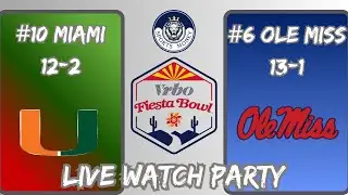 💰 LIVE Fiesta Bowl Betting Watch Party | Miami vs Ole Miss Odds & Reactions