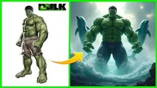 All Avengers & DC Heroes Transform into Super Dolphins 🐬 I Epic 2025 Transformation Battle 🔥