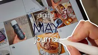 2021 DIGITAL JOURNAL WITH ME 🖊｜May 🌾 diary (part1)｜iPad Air4｜电子手帐｜satisfying x relaxing ASMR