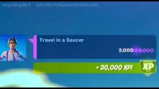 Fortnite Quest - Travel in a saucer - Chapter 2 Season 7 Week 11