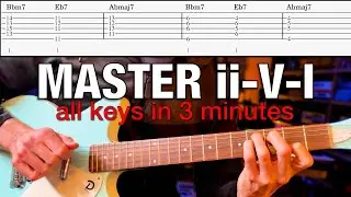 Practice With Me | ii-V-I in All Keys (Under 3 Minutes)
