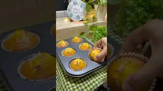 Eggless orange cup cake||Orange cup cake recipe #cake #cupcake #viral #shorts