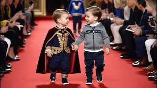 ✨ Twin Babies Strut on Fashion Show 👯&zwj;♂️ | Adorable Kids Rock the Runway in Unique Styles! 💖🎭