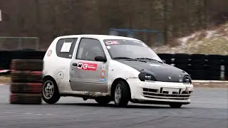Jakub Brodowski/Igor Kowalski, Fiat Seicento - I SuperOES Tor Poznań 2026 - 24.01.2026