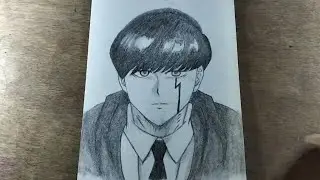 How to draw Mash Burnedead drawing tutorial step by step