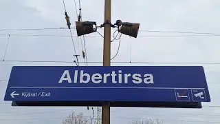 Z50-es zónázóvonatok bemondásai Albertirsán