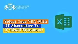 Select Case VBA With IIF | Best Advanced Excel Tutorial for Beginners | @henryharvin