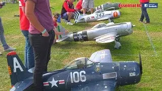 BEST radio controlled (RC) LARGE SCALE WARBIRD FORMATION DISPLAY TEAM ! (TJD Models)