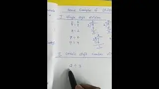 Easy Math- Examples of Division 1 #mathematics #division #kidseducation #maths #easylearning #kids