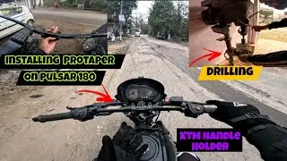 Protaper Handlebar On Pulsar📈| Best Handlebar under 1000| Himbiker Rishi