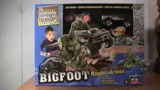 BIGFOOT Ragin' Arena Log Smash Fast Lane RC Toy Review