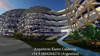Dise&ntilde;o 3d Freelance (Proyecto Estilo Zaha) de Arq Karen Calder&oacute;n