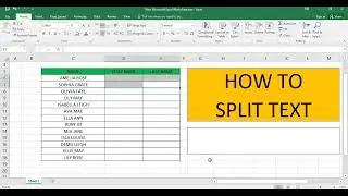 HOW TO SPLIT TEXT BY USING SHORTCUT (CTRL+E) FORMULA IN EXCEL